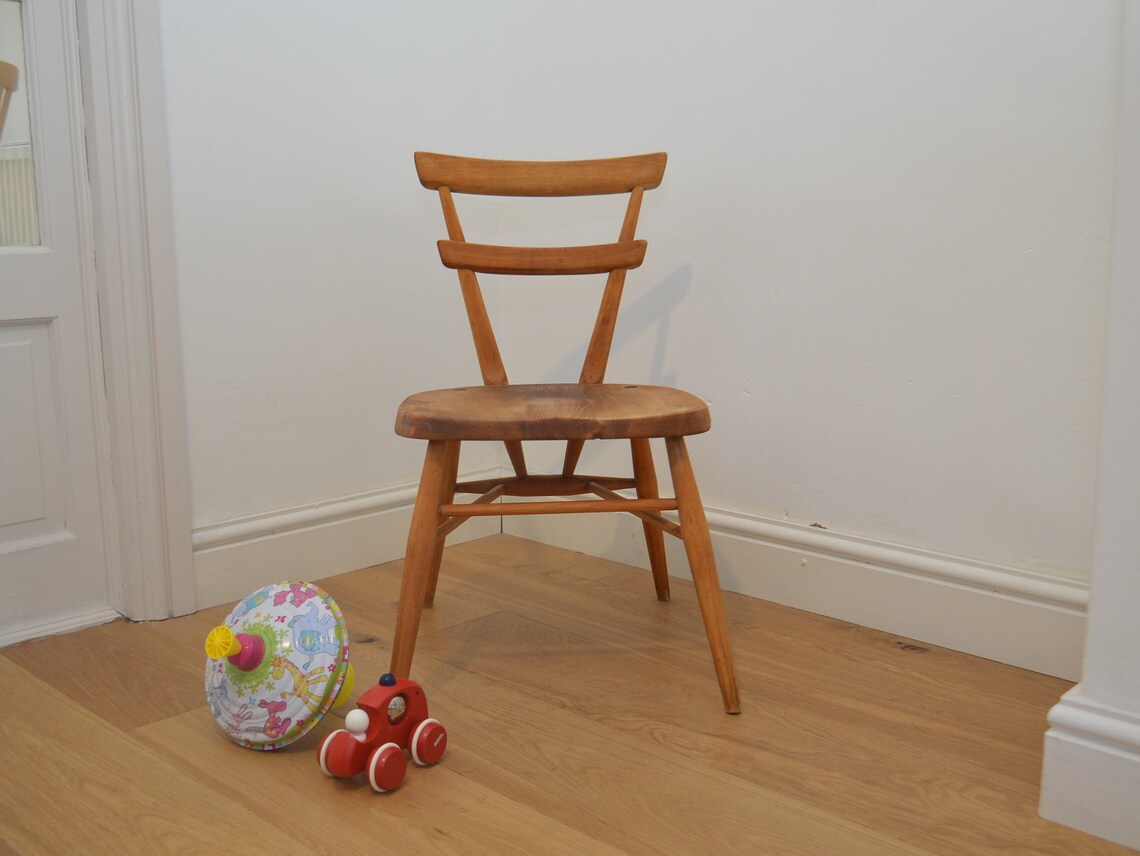 Ercol Stackable Childs Chair Etsy
