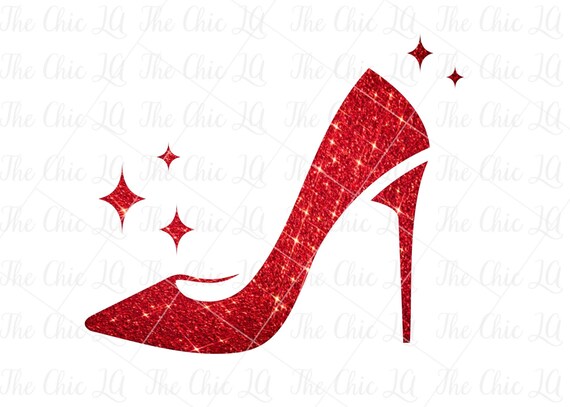 sparkle red heels