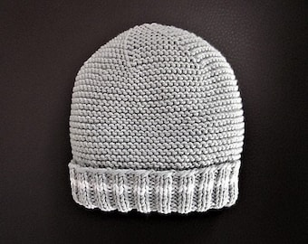 Gorro Básico de Algodón para Bebé - PATRÓN DE TEJIDO - Descarga Instantánea