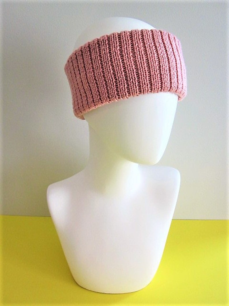 Womens Ribbed Headband KNITTING PATTERN Instant Download Etsy