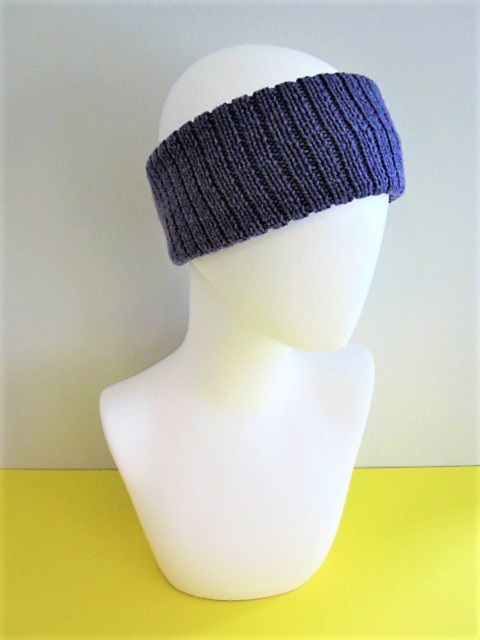 Womens Ribbed Headband KNITTING PATTERN Instant Download Etsy