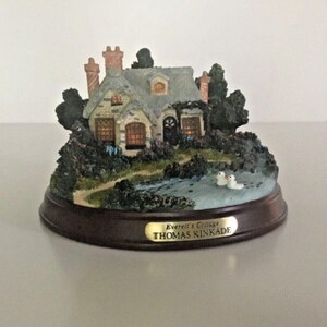 Thomas Kinkade Painter of Light Everetts Cottage Lighted Cottages Collection Use