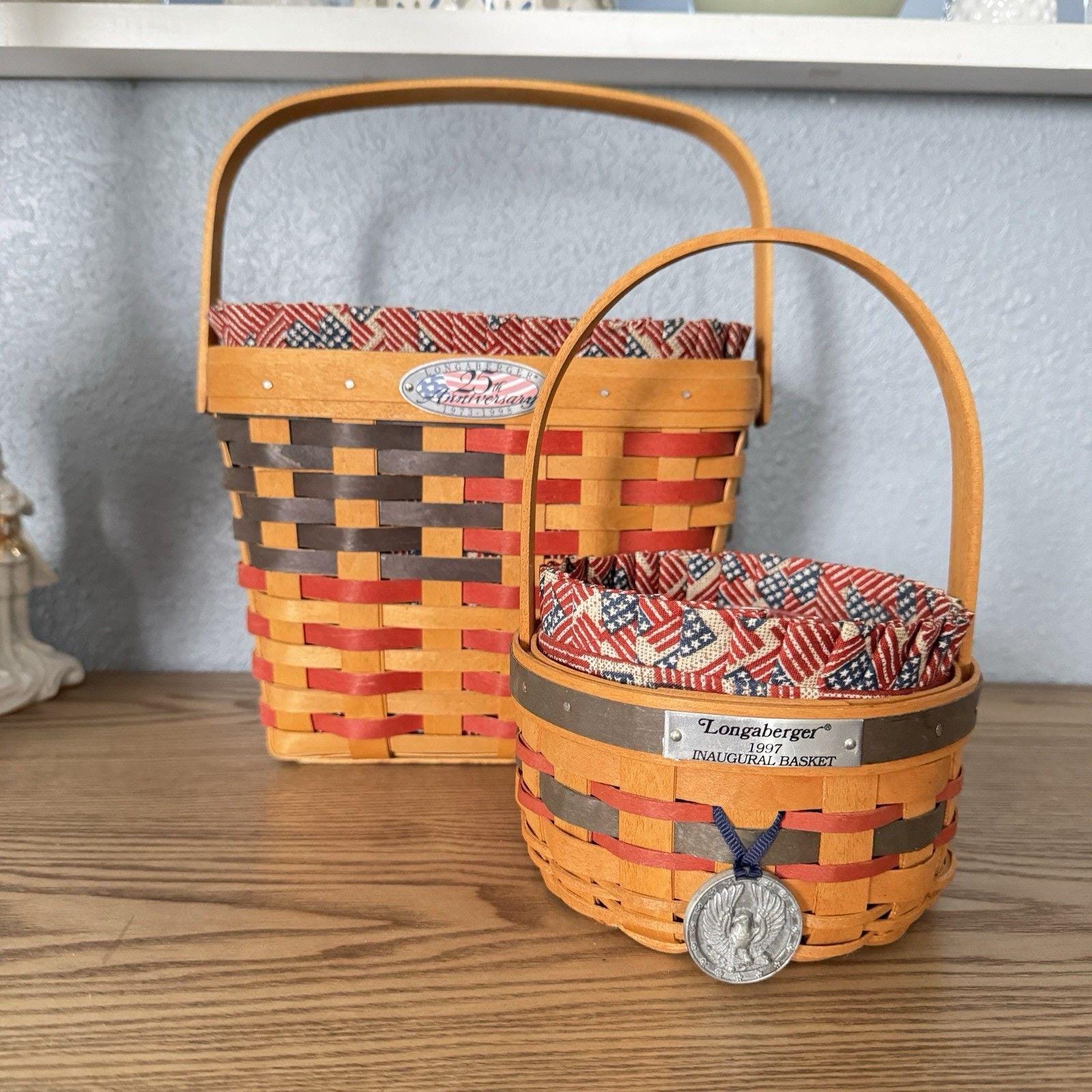 Longaberger 25th Anniversary Basket - Etsy