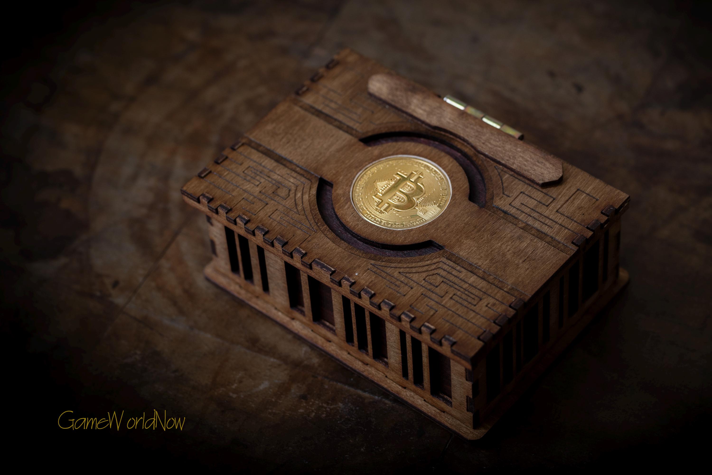 Bitcoin Wooden Box – Handmade Crypto Stash Box Gift - Etsy