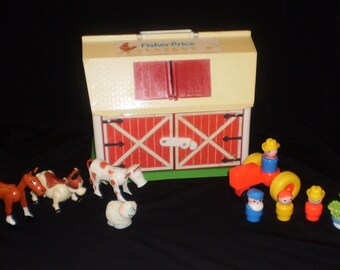vintage fisher price family farm
