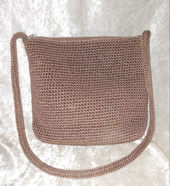 Vintage The Sak Handmade Macrame Handbag-1990's