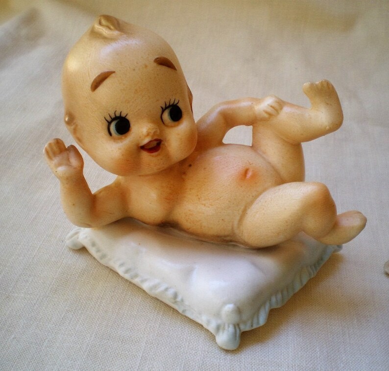 Vintage Porcelain Lefton Kewpie Doll Baby FigurinesBoy and Etsy