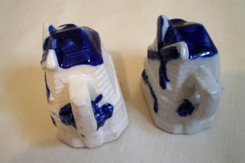 Antique Rare Cobalt Blue Salt and Pepper Shakers-Made in Occupied Japan-1930/'s
