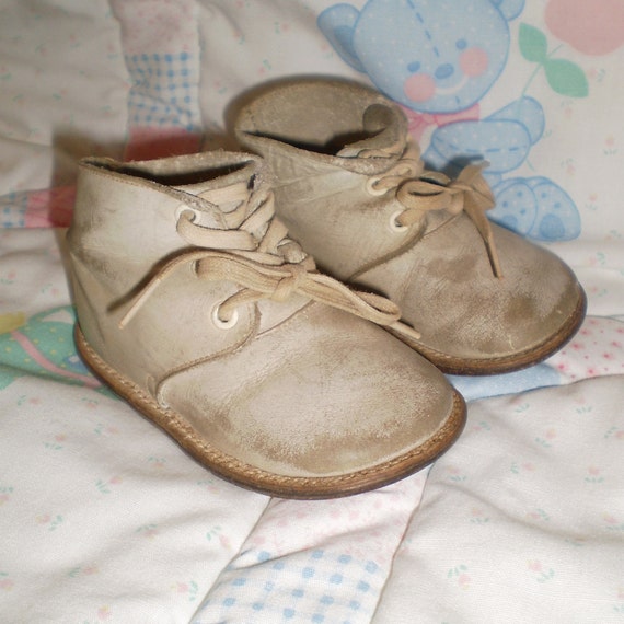 old fashioned baby walking shoes
