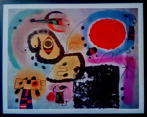 【当時の希少品】ジョアン・ミロ リトグラフ Amazon | ジョアン ミロ『Original Lithograph【LITHOGRAPHS