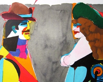 FIAC 1980年/リチャード リンドナー/ポスター GALERIE MAEGHT/リチャード・リンドナー【Richard Lindner