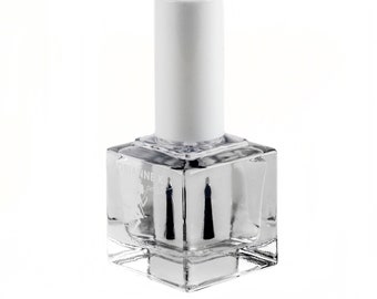ADRIANNE K Nontoxic Fast Drying Clear Top Coat, Glassify! For Long Lasting Manicure. Vegan, .51 fl oz