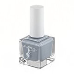 ADRIANNE K, Nontoxic 10 Free Glossy Light Gray Nail Polish, Heart of Steel! Quick Dry. Vegan, .51 Fl Oz