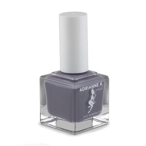 Lailah! Nontoxic 10 Free Glossy Smoky Lilac Nail Polish Color by ADRIANNE K. Quick Dry. Gel Effect. Shiny. Vegan, .51 fl oz.