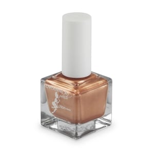 Nail Polish, Shimmer Bronze Gold Color Nontoxic, Isabel by ADRIANNE K, .51 FL OZ.
