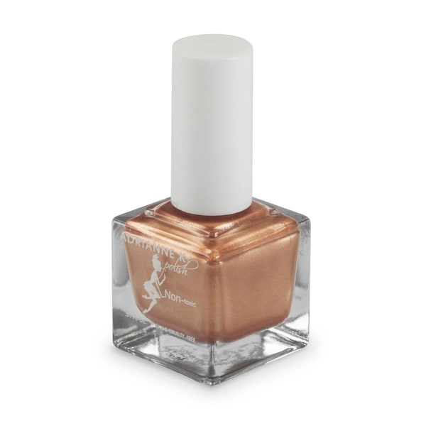 YSABEL! Nontoxic 10 Free Shimmer Bronze Gold Nail Polish, .51 FL OZ. Vegan. Quick Dry. Long Lasting