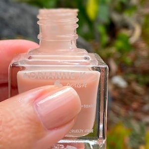 ADRIANNE K Nontoxic 10 Free Sheer Nude Nail Polish, Ferah! .51 Fl Oz