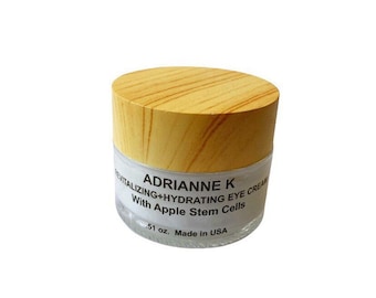 Crema revitalizante e hidratante para ojos ADRIANNE K con células madre de manzana y retinol