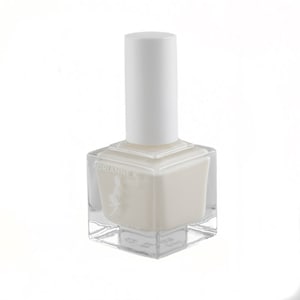 Angelica! Sheer Milky White Nail Color by ADRIANNE K Nontoxic Nail Polish. Shiny, Quick Dry.
