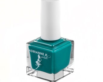 ADRIANNE K, Nontoxic 10-Free Green Nail Polish, Tiara, .51 fl. oz.