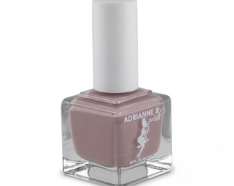 Desert Rose! Nontoxic, 10 Free Shimmer Taupe/Pink Nail Polish by ADRIANNE K. Vegan, .51 fl oz,