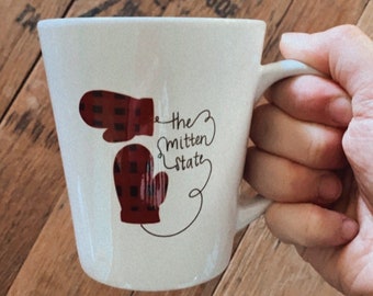 Mitten State Mug Latte 12 oz.