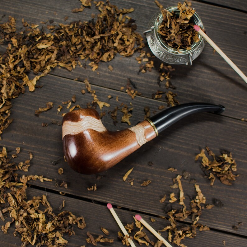 Wood carved smoking pipe Wooden Pipes Smoking pipe Breeze Wooden Pipes Tobacco pipes Tobacco Bowl Tobacco smoking pipe