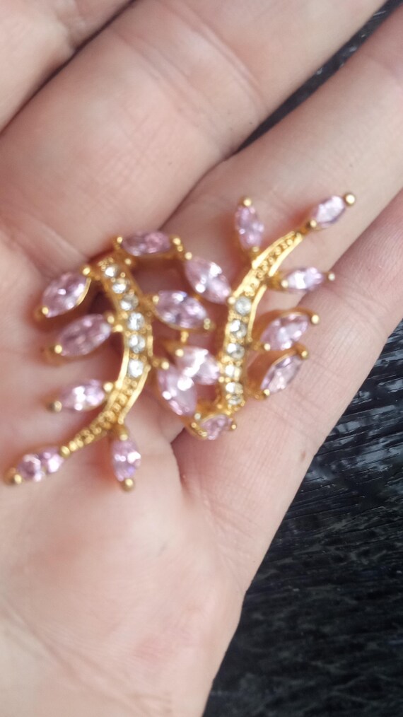 Statement extra large Seta ring pink coral  or le… - image 2