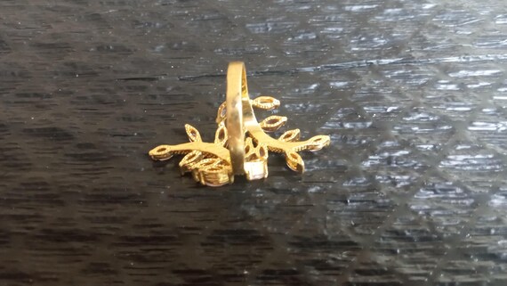 Statement extra large Seta ring pink coral  or le… - image 7