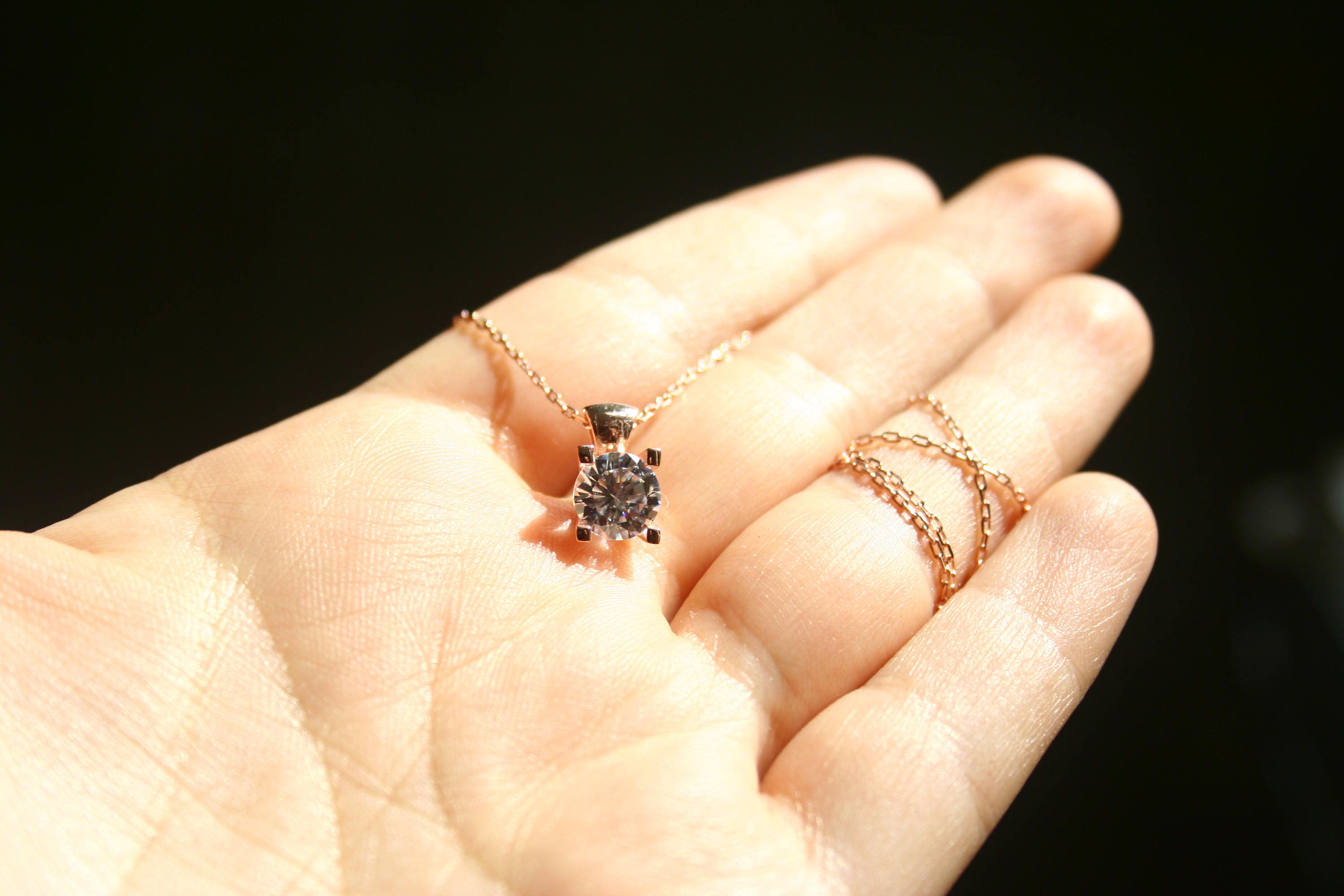 925 Silver Thin Line Necklace