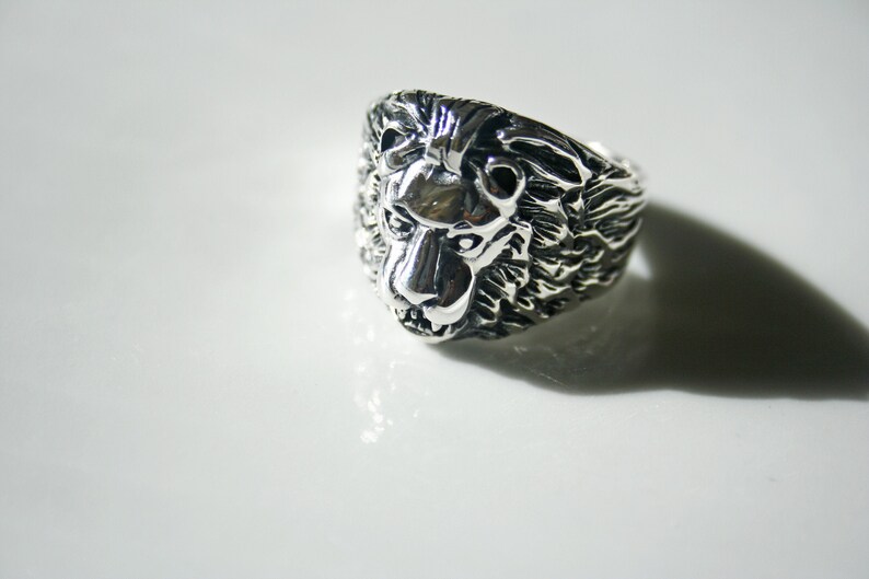 Lion Ring for Man 925 Sterling Silver Ring For Men
