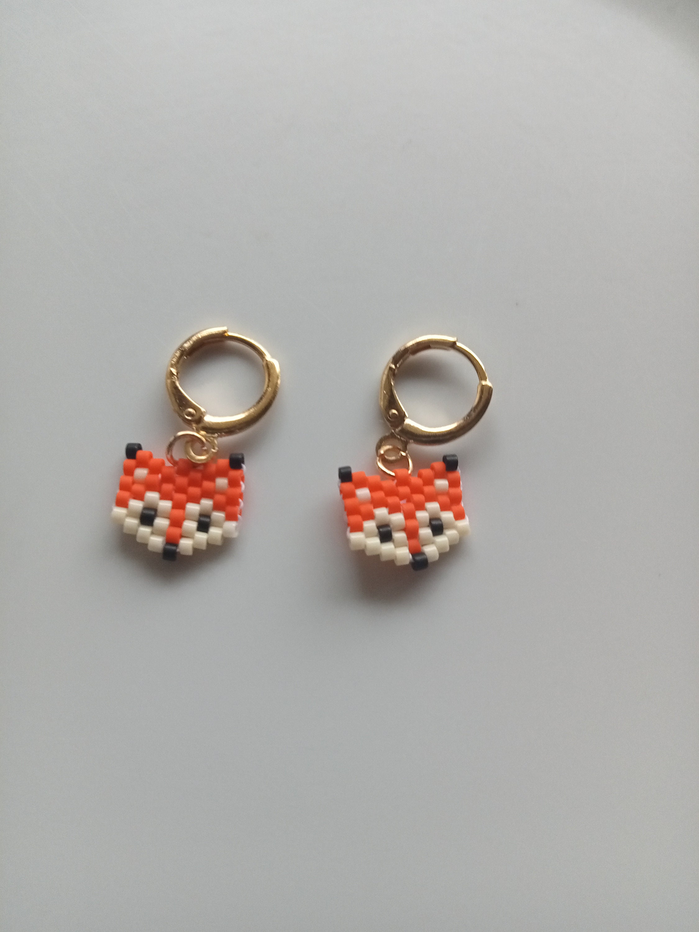 YAYAKO Acrylic Cartoon Fox Earrings - Dangle Drop Fashion Animal Jewelry, Cute Gift For Women, Burgundy Velvet Bag - View #8