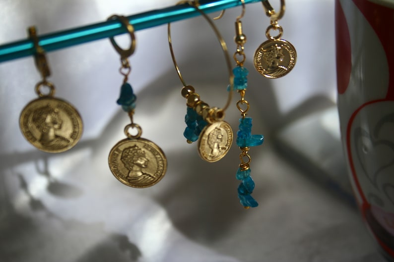 Apatite Lace Earrings