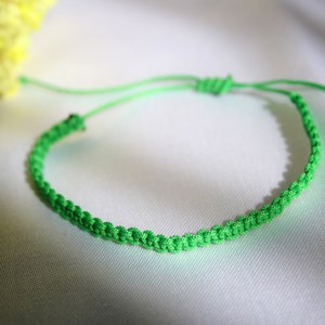 Green String Bracelet Men, Kabbalah Bracelet, Cord Bracelet, Red string For Protection Couples Bracelet Anklet woven Friendship Bracelet