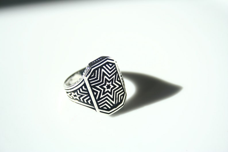 925 Sterling Silver Ring for Men | Mens Rings | Star Rings | Mens Gifts ...