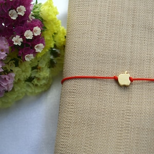 Red String Bracelet, Apple Bracelet, Couples For Protection, Friendship Bracelet Red Rope Anklet Bestfriends Apple Charm Lucky Bracelet