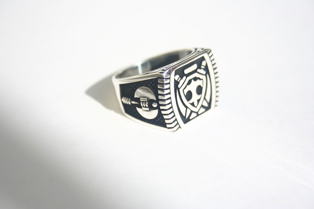 Ax Men Rings, Signet Rings for Men 925 Sterling Silver AX Sword Ring ...