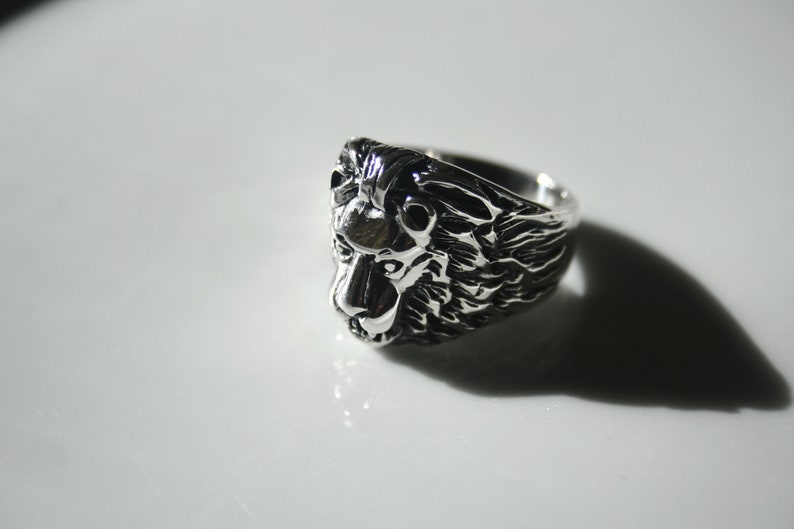 Lion Ring for Man 925 Sterling Silver Ring For Men