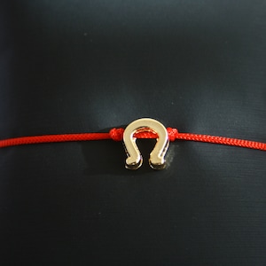Horse Shoes Red String Lucky Bracelet, Protection Bracelet, Lucky Bracelet, Friendship Bracelet, Anklet, Charm Bracelet, Bestffriend Gifts