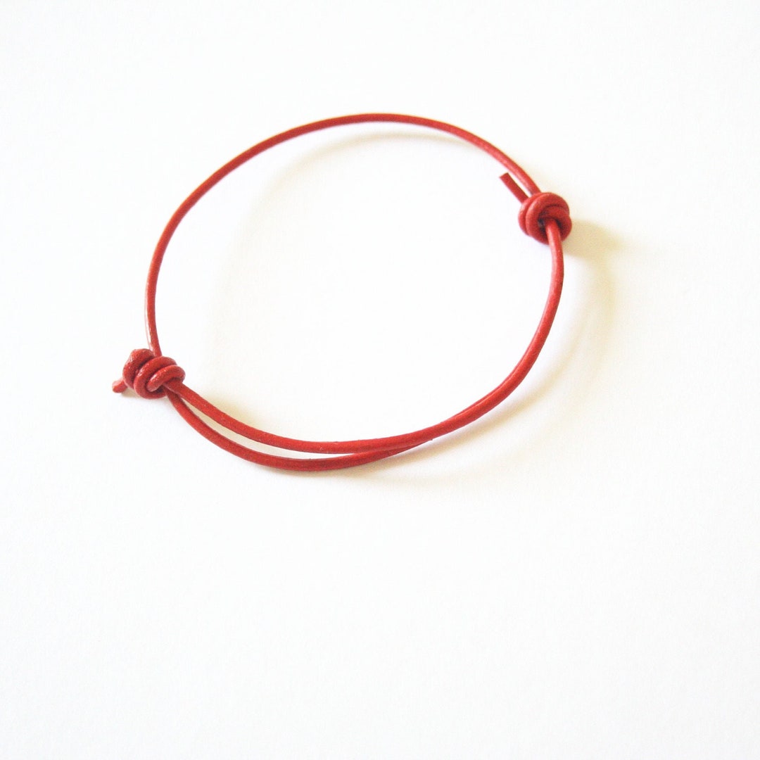 Leather Cord Bracelet Minimalist Leather Bracelet Friendship Etsy