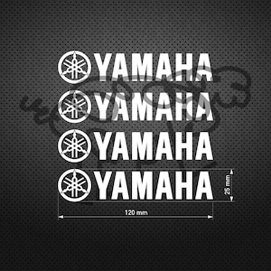 Adesivo Yamaha fustellato in vinile, decalcomanie aufkleber pegatinas autocollant