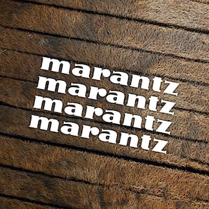 Marantz stickers die cut vinyl aufkleber pegatinas autocollants adesivi
