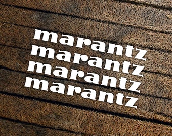 Marantz stickers die cut vinyl aufkleber pegatinas autocollants adesivi