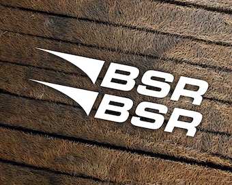 BSR Performance Decals – 2 Die Cut Vinyl Car & Tuning Stickers