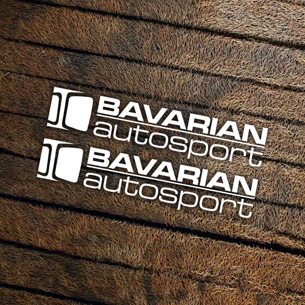 Bavarian autosport stickers die cut vinyl aufkleber pegatinas autocollants adesivi