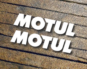 MOTUL Logo Stickers – Waterproof Die Cut Vinyl Decal Set