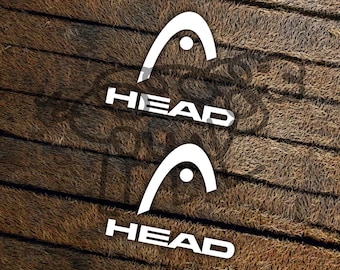 HEAD Ski Decals – Die Cut Vinyl Stickers for Ski, Snowboard & Helmet