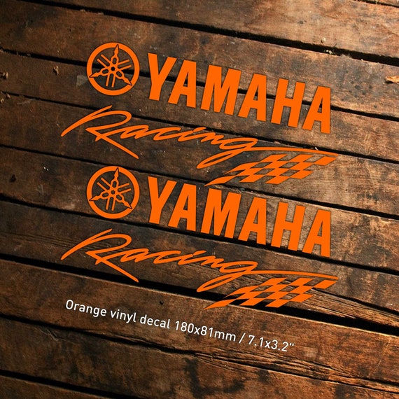 Buy Yamaha Racing Flag Stickers Decal for Motor, Car, Window, Bumper,  Laptop Online in India 