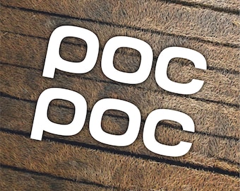POC-skistickers gestanste vinylstickers zijn beschikbaar voor autocollants