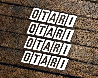 Otari Reel-to-Reel Decals – Die-Cut Vinyl Audio Equipment Sticker Set